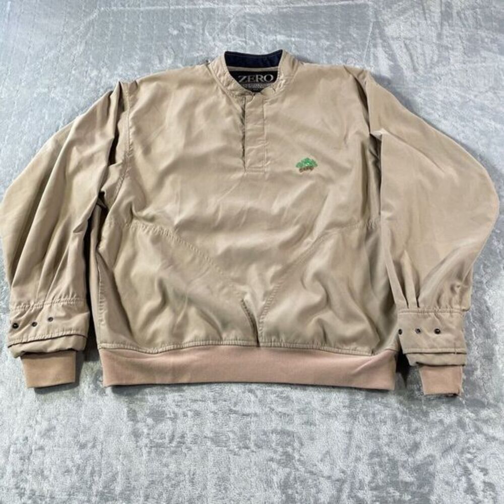 Zero Restriction 1/4 Snap Pullover Men Medium Golf Long Sleeve‎ Made In USA